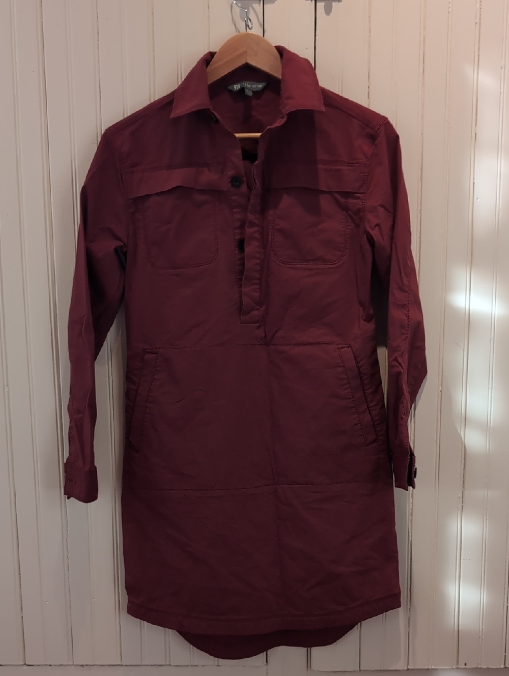 Title Nine Wren Utility Shirt Dress